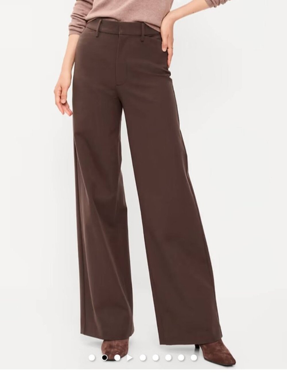 High-Waisted Pixie Super Wide-Leg Pants - Size 16